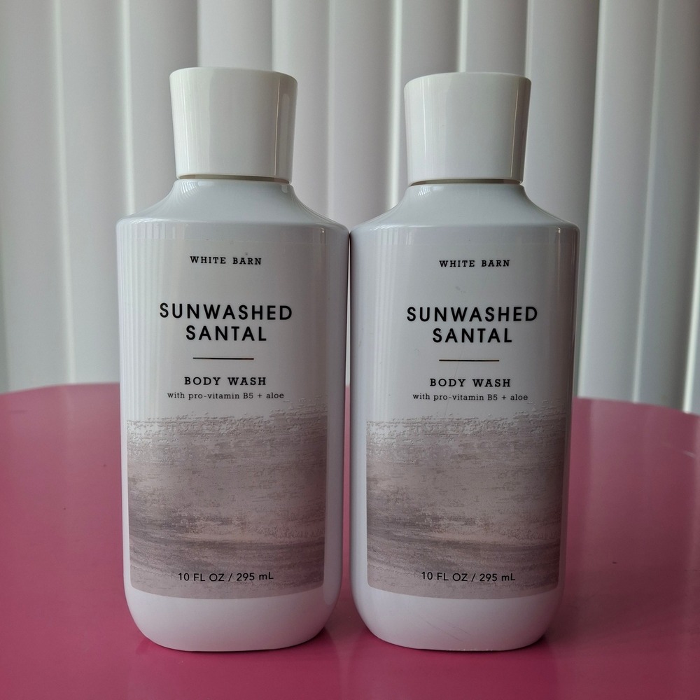 Bath & Body Works SUNWASHED SANTAL Body Wash 10 fl oz Set of 2
